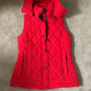 Faux down puffer vest. SO WARM! A must have!